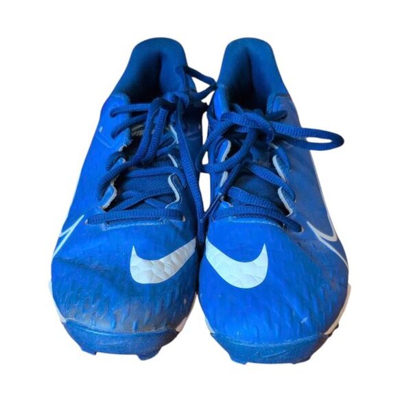 Nike Hyperdiamond 4 Keystone Molded Softball Cleats Royal Blue with White Trim - Picture 3 of 6